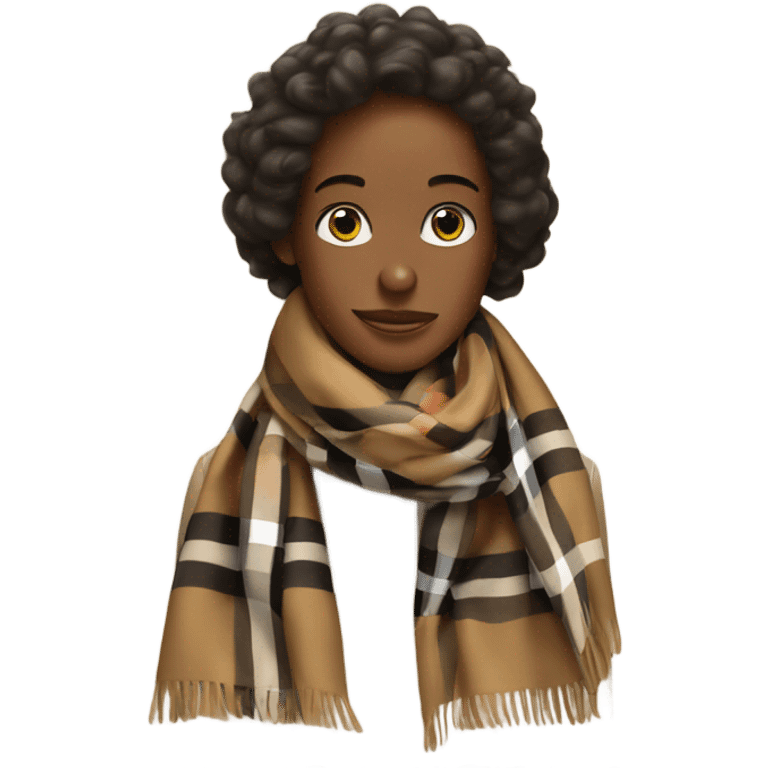 Burberry scarf  emoji