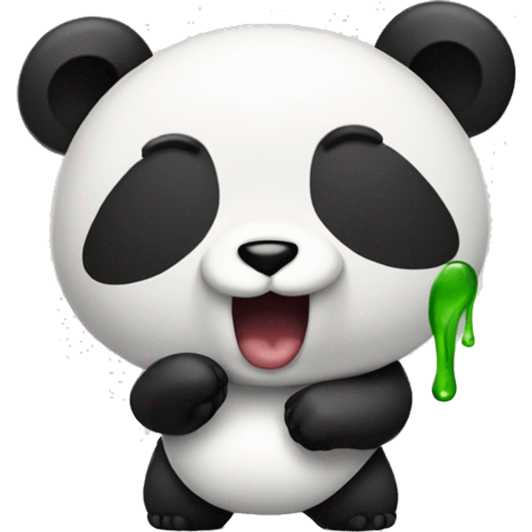 panda shakin its butt emoji