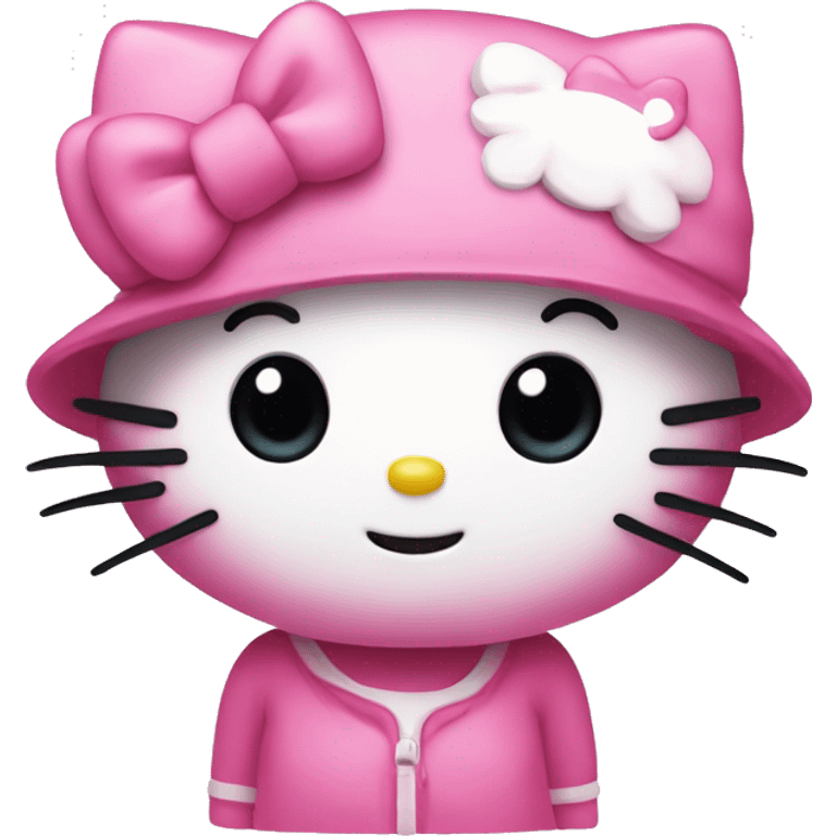 cute pink hello kitty  emoji