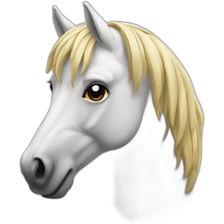 Cheval blanc emoji