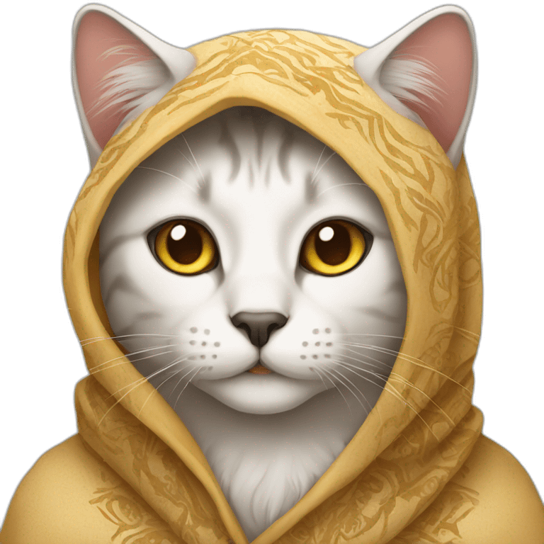 cat with Arab clothes emoji