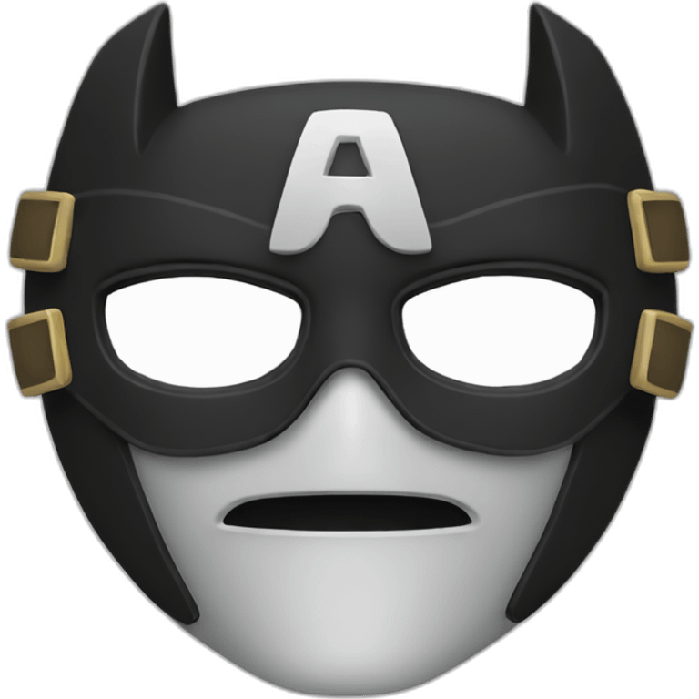 Super hero mask emoji