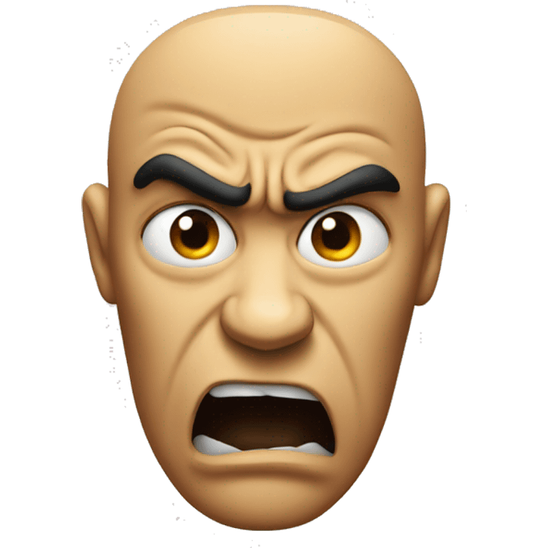 angry cartoon face emoji