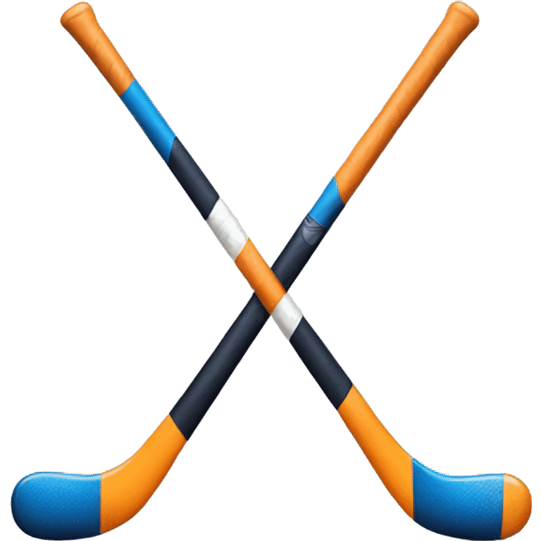 Field Hockey stick and ball emoji