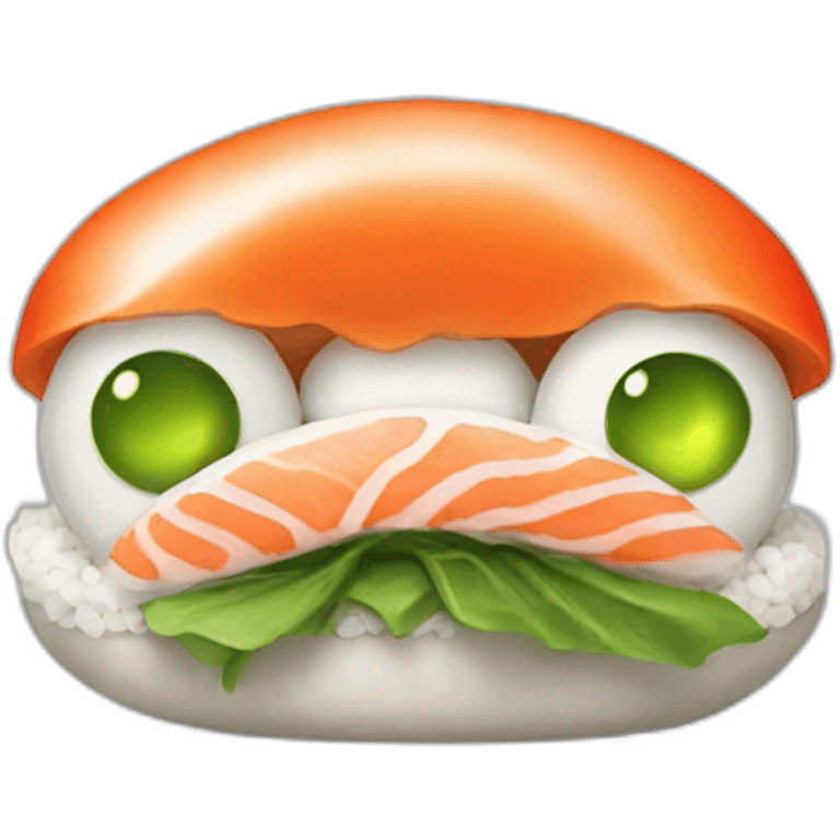 alien-eat-sushi emoji