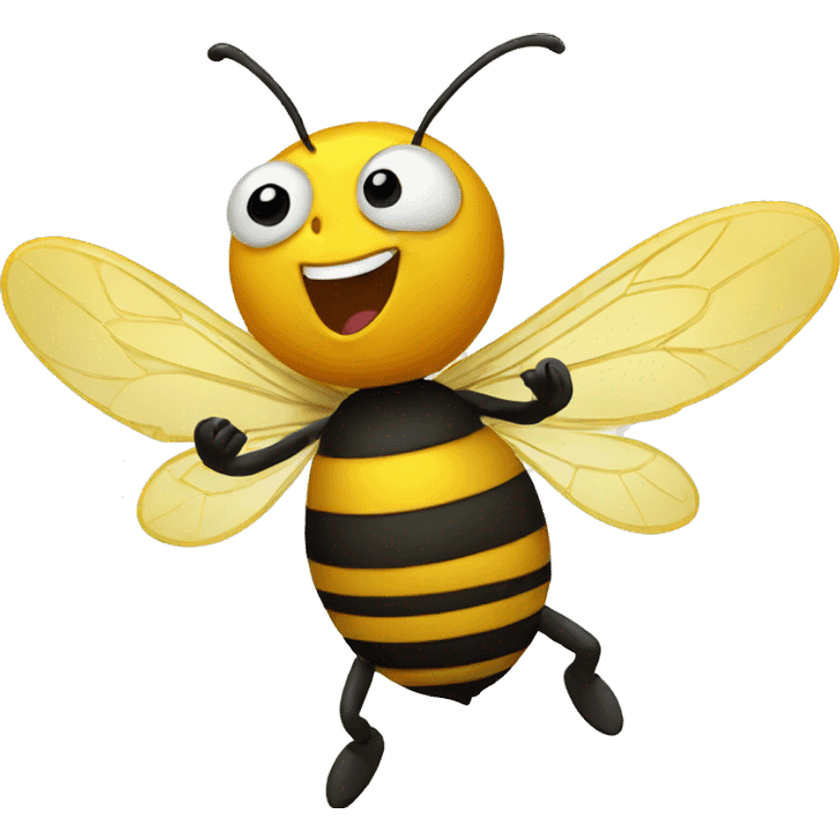 Bee dancing  emoji