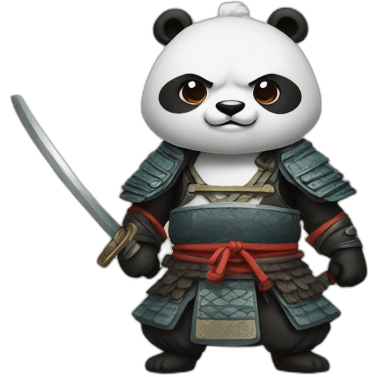 Panda Samurai emoji