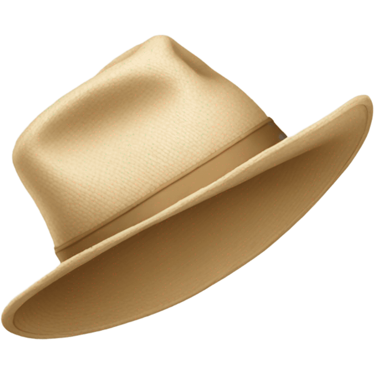 Beige hat emoji