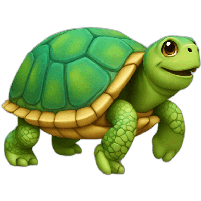 Tortue multicolore emoji