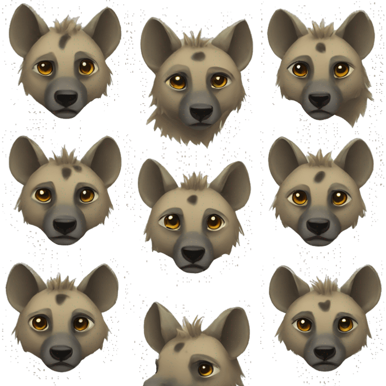 hyenas emoji