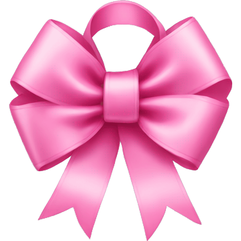 Pink ribbon bow  emoji