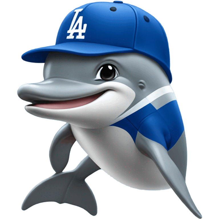 Dolphin Los Angeles Dodgers emoji