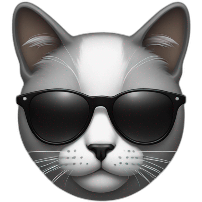 cat-black-with-sunglasses emoji