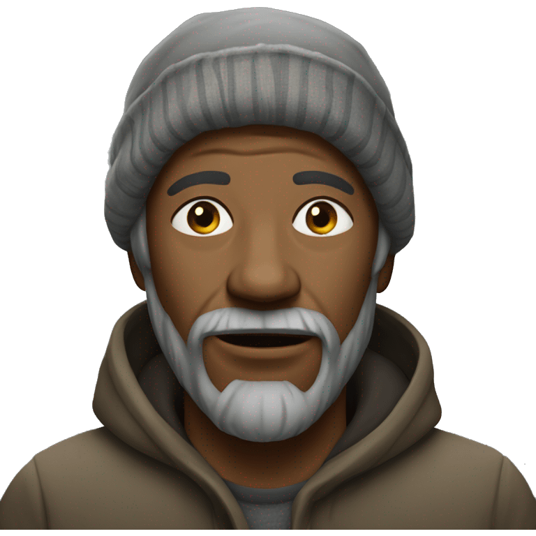 Homeless man  emoji