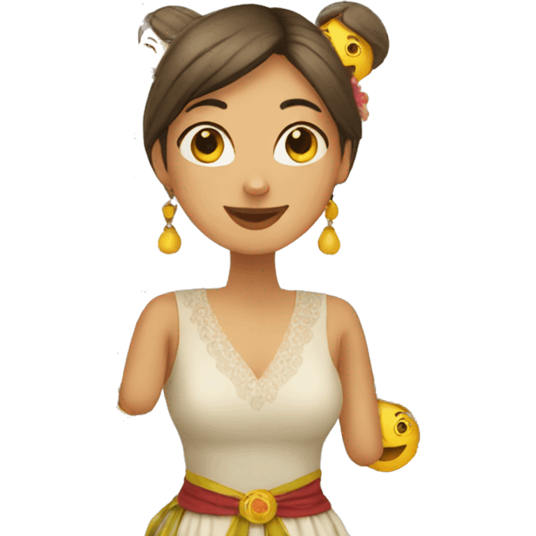 Women in the feria  emoji