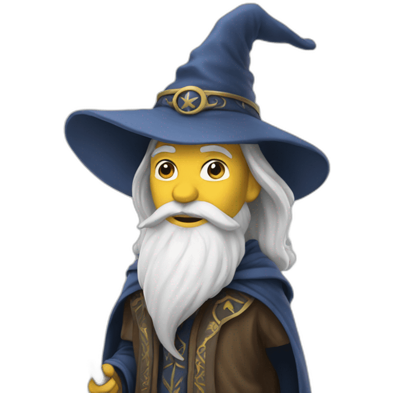 wizard white emoji