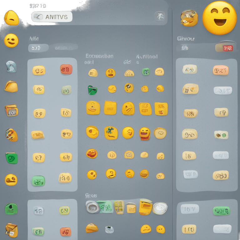 a finance mobile app dashboard emoji