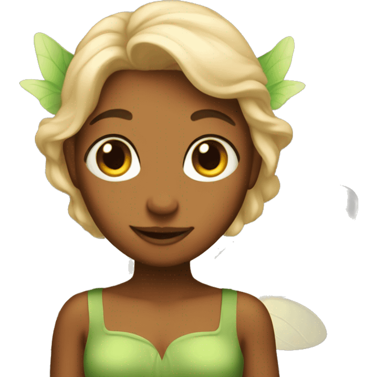 fairy with tanned skin emoji