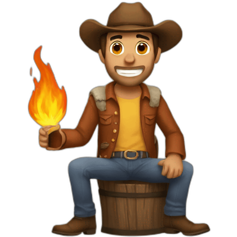 this is fine but make it coyboy yee haw emoji