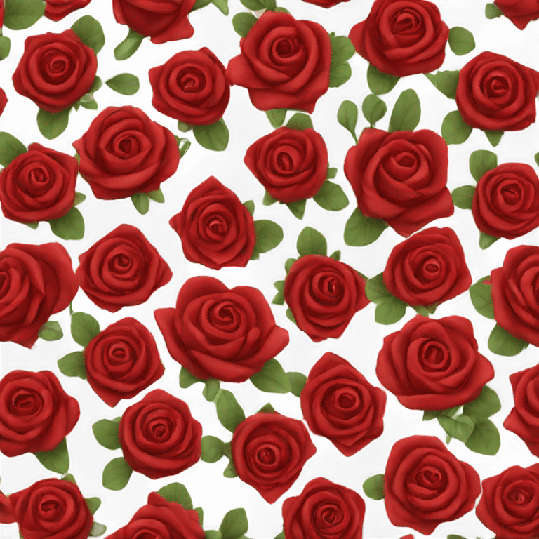 Bouquet of red roses emoji