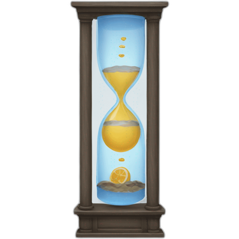 Water clock emoji