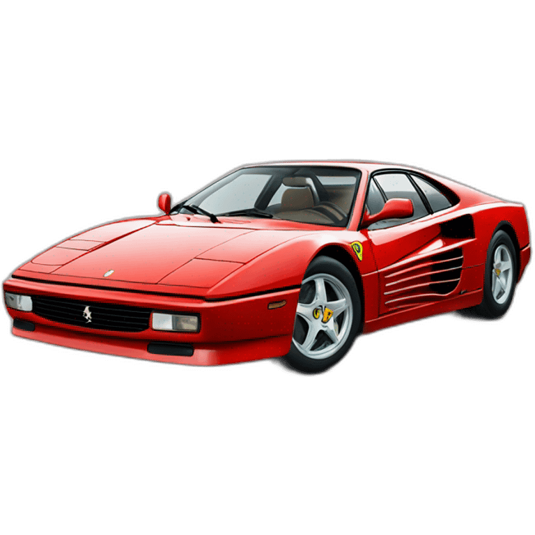 Ferrari Testarossa emoji