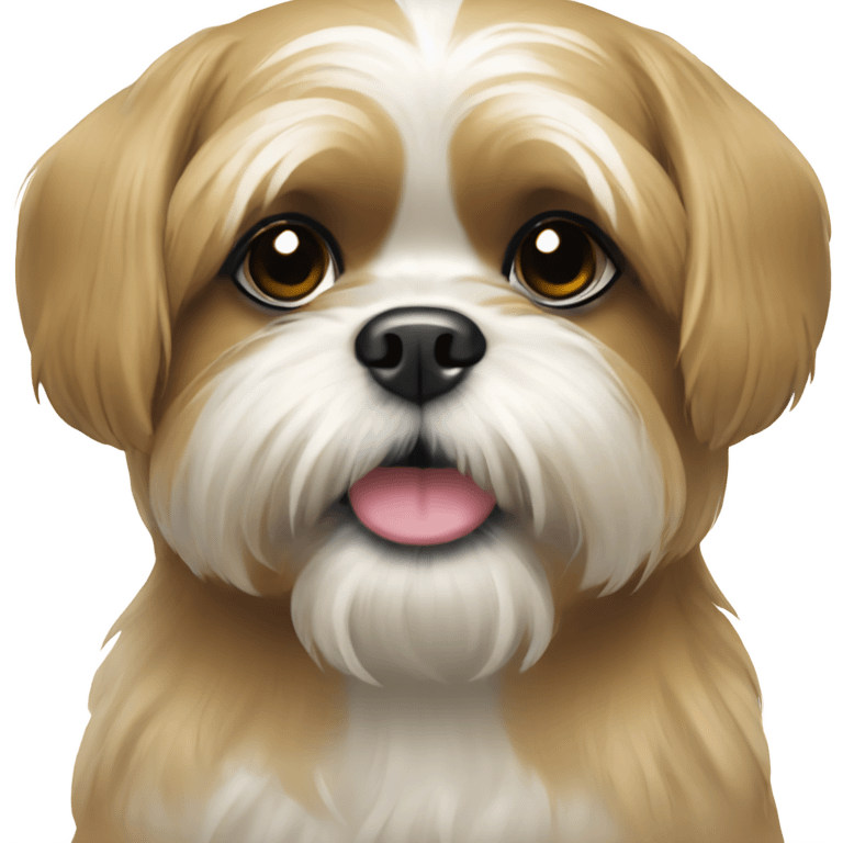 a gold shih tzu  emoji