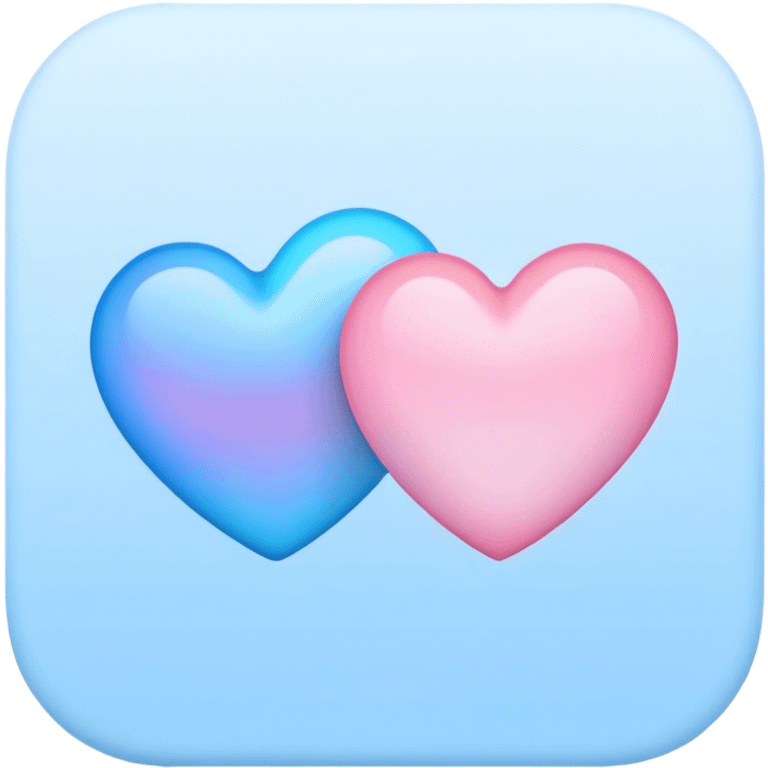 Two-hearts-coloured-light-pastel-shade emoji