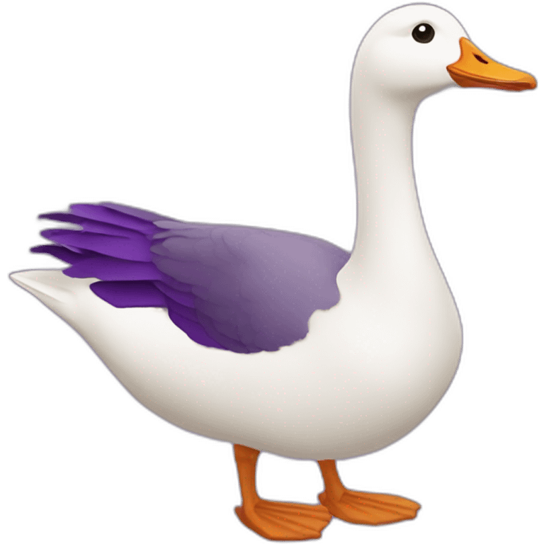 purple goose emoji