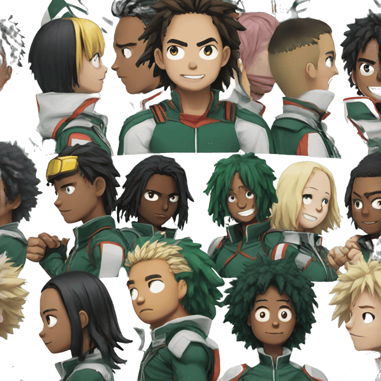 My hero academia emoji