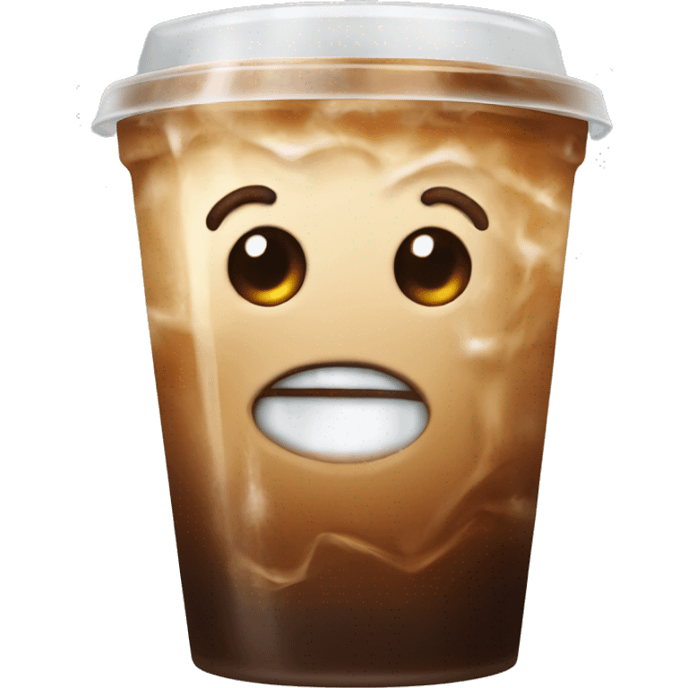 Iced coffe emoji