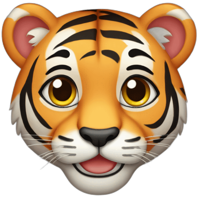 cute tiger emoji