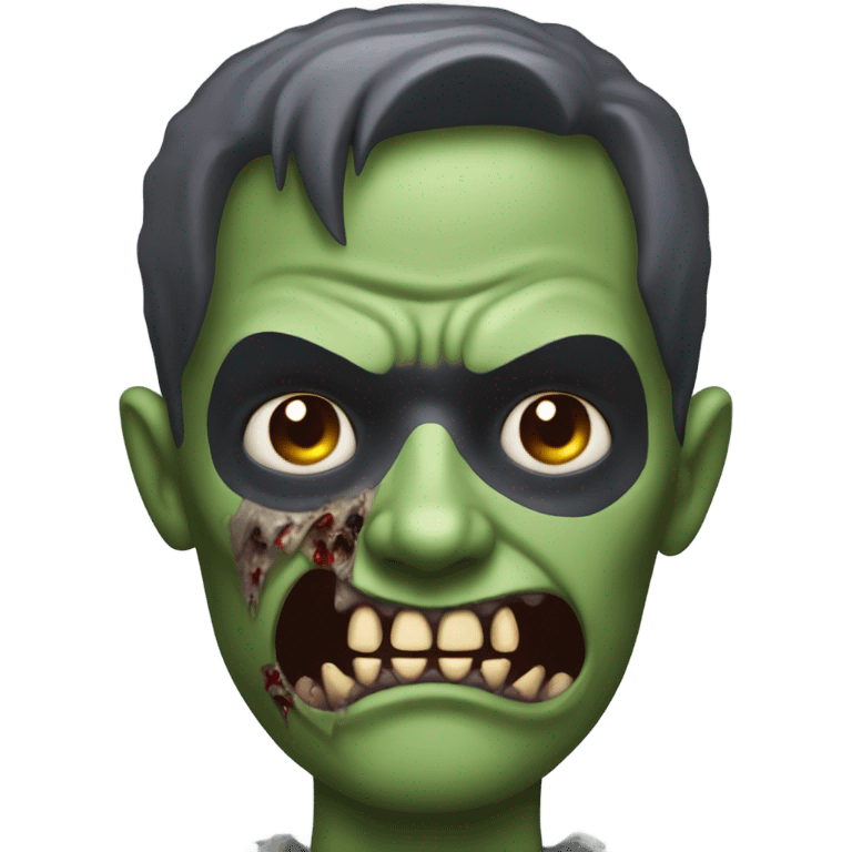 Bat man zombie emoji