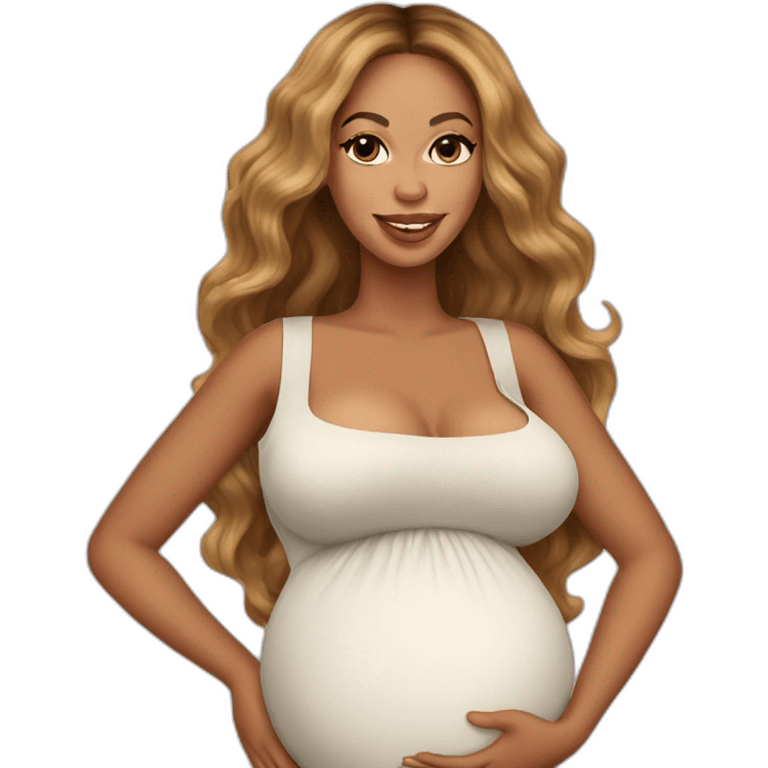 Beyonce pregnant emoji