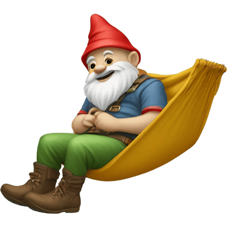 Gnome on a hammock  emoji