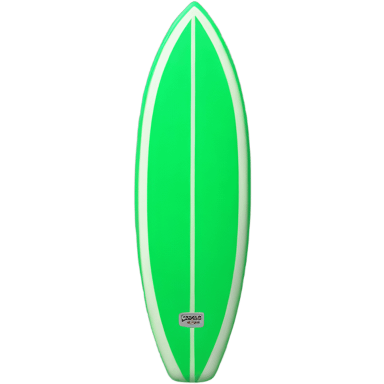 Green surfboard  emoji