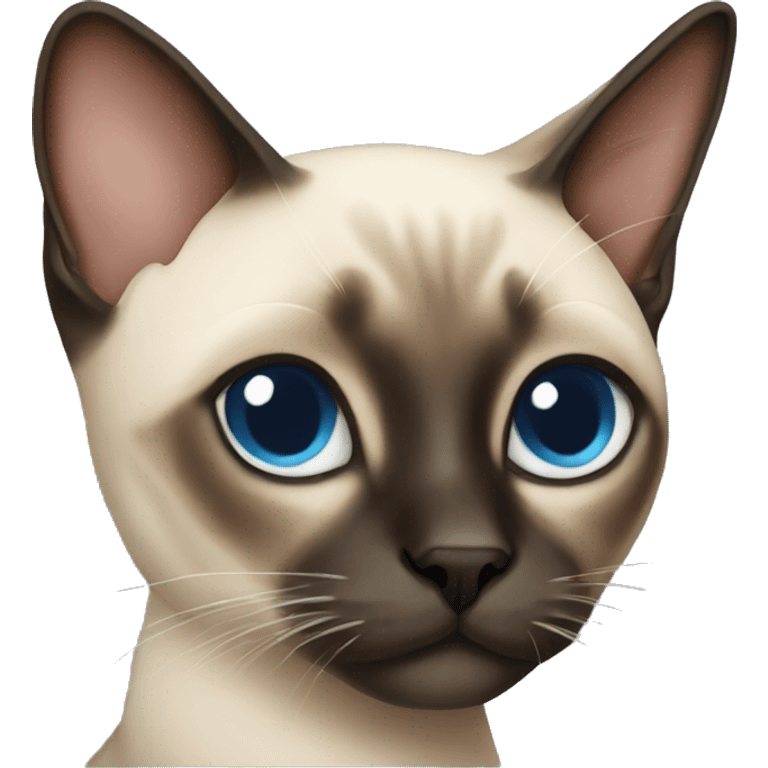 Siamese cat emoji