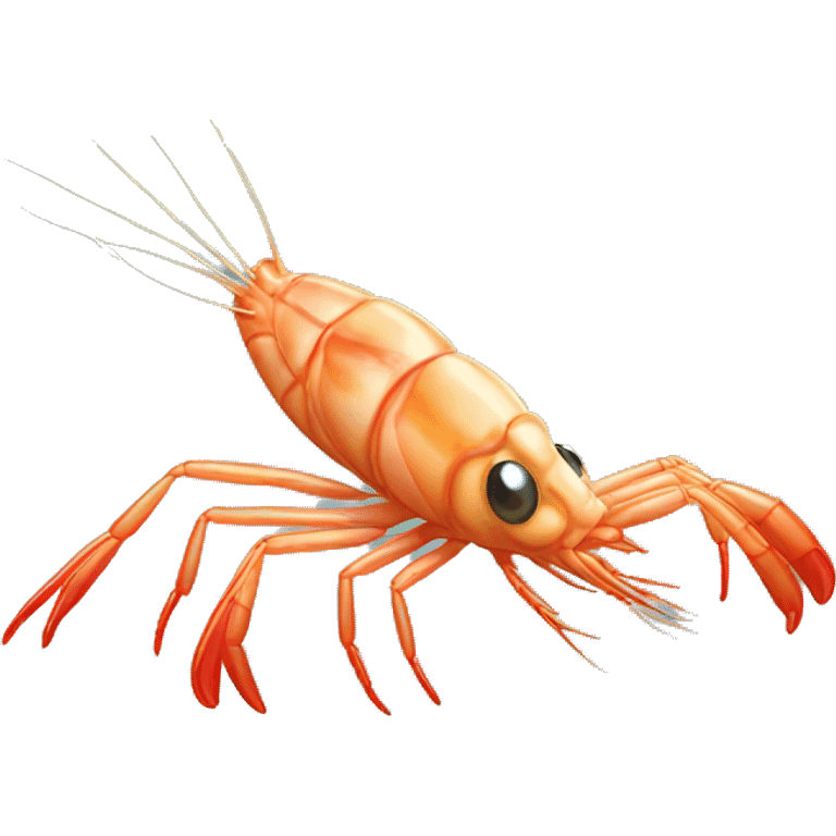 Diamond shrimp emoji