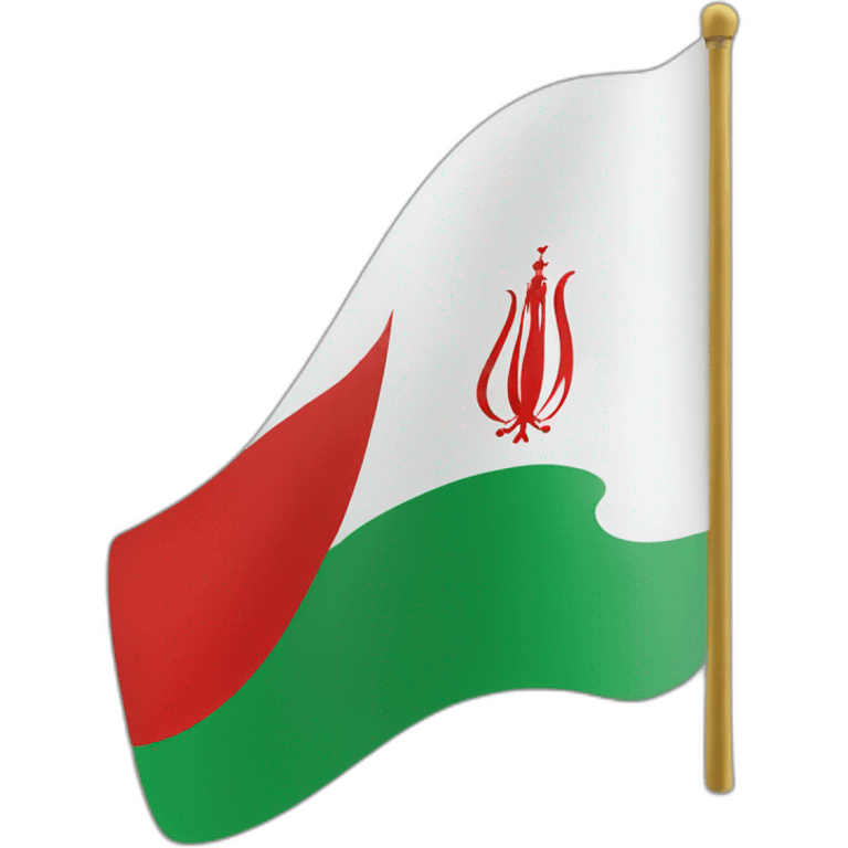 The flag of the Shah of Iran emoji