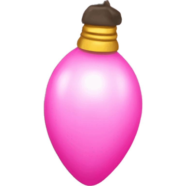 Lichterkette pink emoji