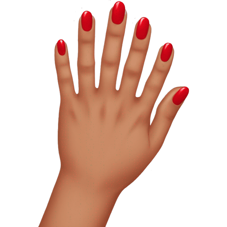 Red Nail polish emoji