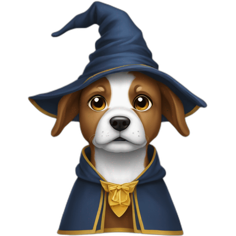 you are a wizard. make a realistic dog emoji