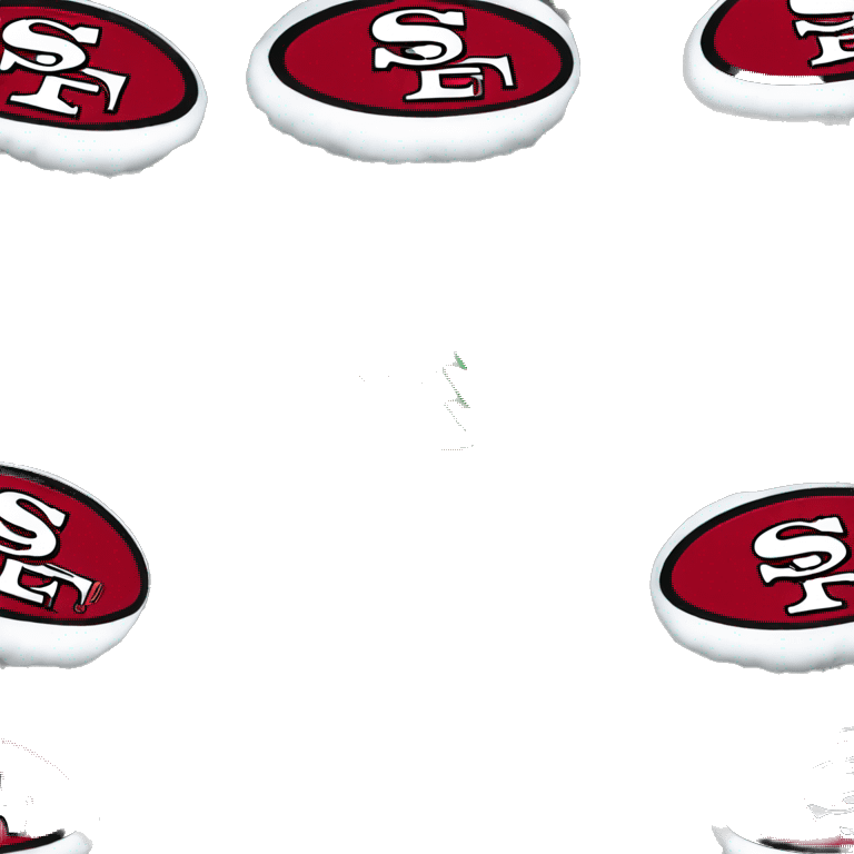 49er Christmas tree emoji