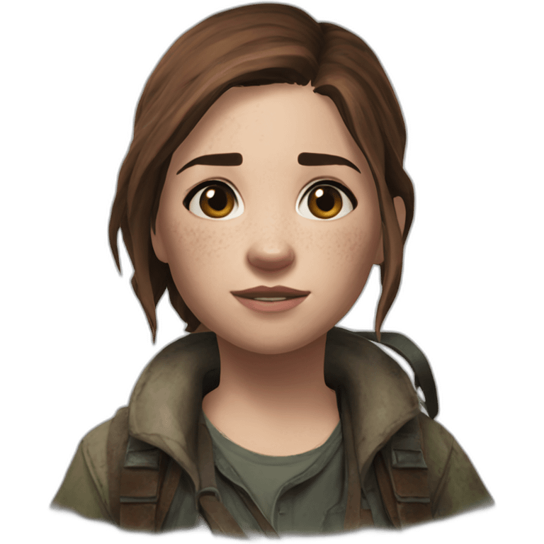 The last of us Ellie emoji