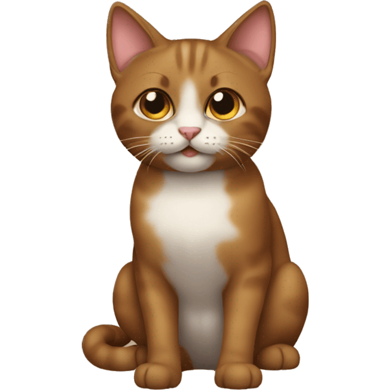 cat brown  emoji