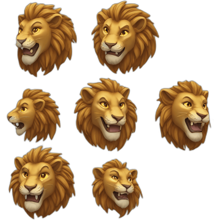 lion dragon emoji