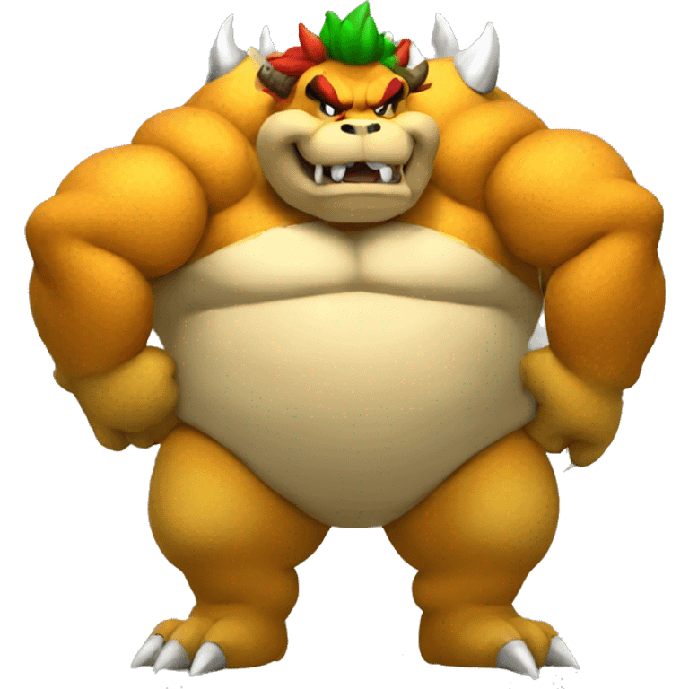 Bowser with a big belly  emoji