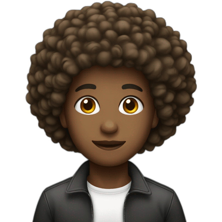 Afro emoji