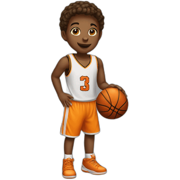 kid play basketball emoji