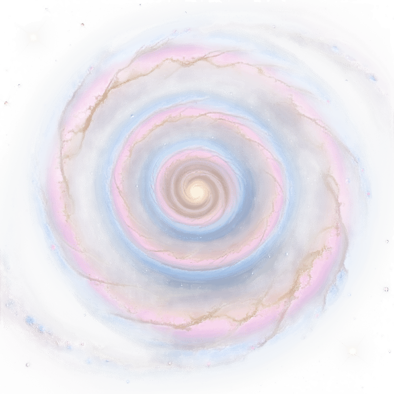  Cinematic Realistic Galaxy – A vast, sweeping view of a majestic spiral galaxy, with glowing arms of stars, dust, and gas stretching into infinity. Vibrant hues of pink, blue, and gold swirl together, capturing the grand scale and breathtaking beauty of the universe. emoji